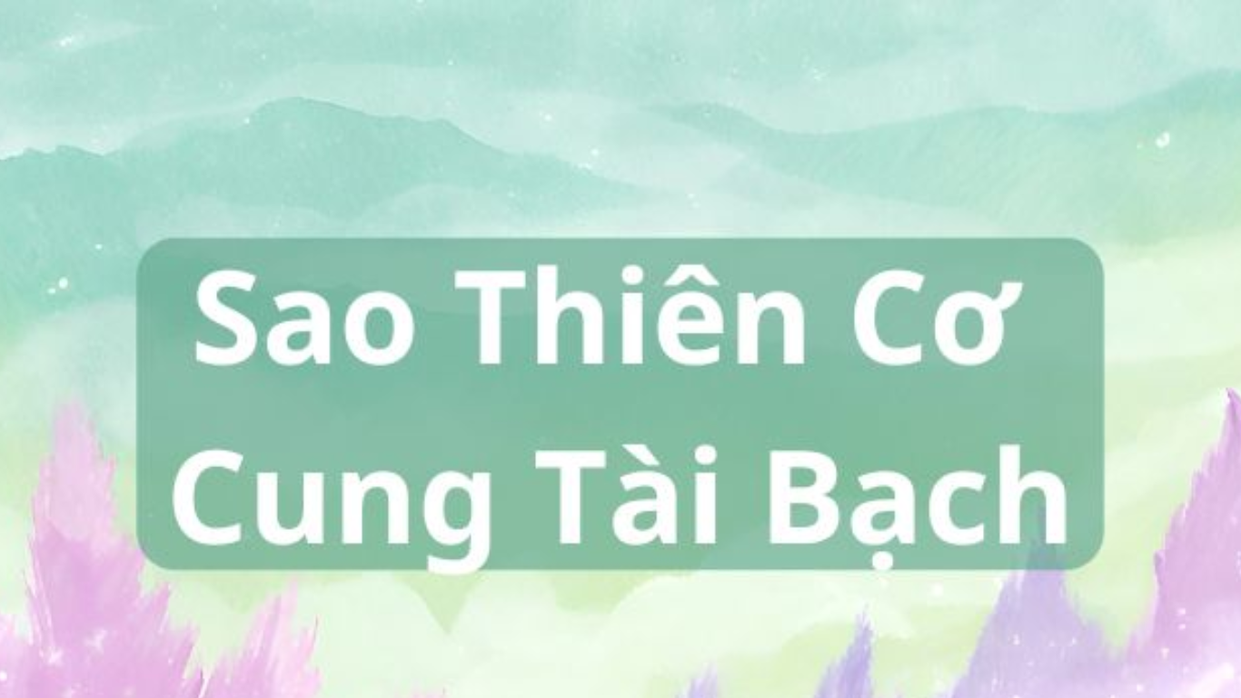 thiên cơ cung tài bạch